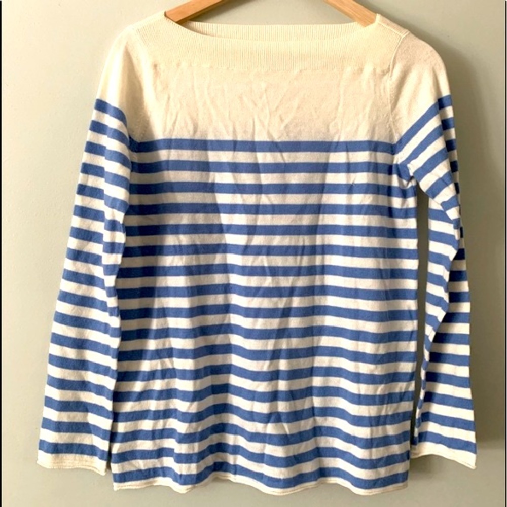 Gap Bateau Necked Wool Blend Sweater XS